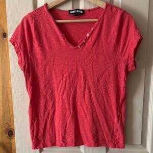 Dkny Coral 🪸 Fitted Short Sleeve Tee